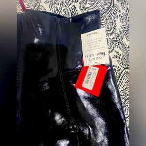 New Spanx glossy patent tights!